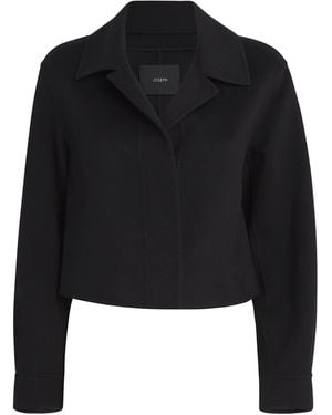 JOSEPH Wool-Silk Collin Jacket - Black
