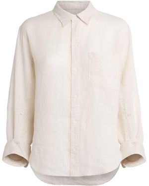 Citizens of Humanity Linen Shrunken Kayla Shirt - White