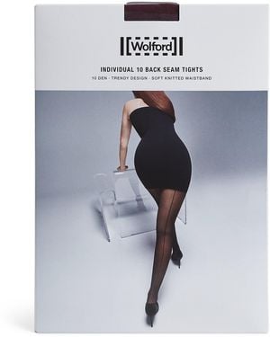 Wolford Individual 10 Tights - Blue