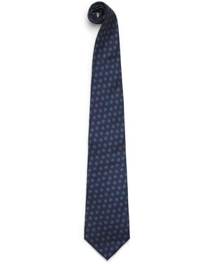 Ralph Lauren Mulberry Printed Silk Tie - Blue