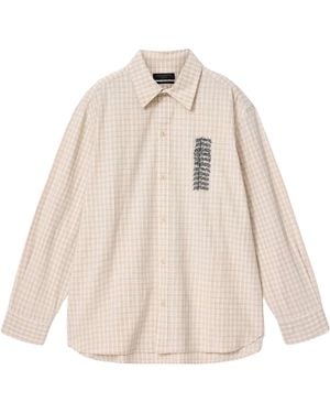 AllSaints Organic Cotton Repeater Shirt - Natural
