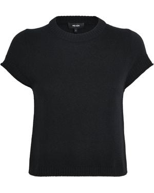ME+EM Cashmere Shrunken Baby T-Shirt - Black