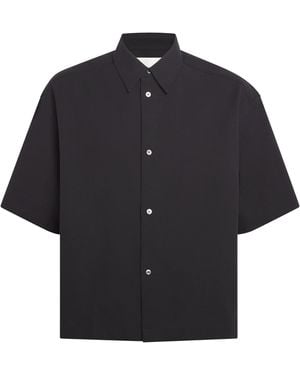 Studio Nicholson Cotton-Blend Sorono Oversized Shirt - Black