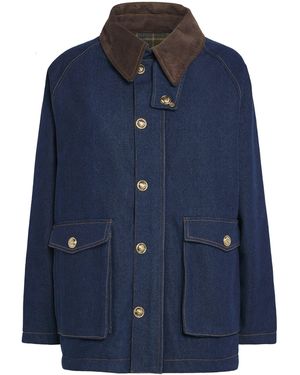 Sandro Denim Chore Jacket - Blue