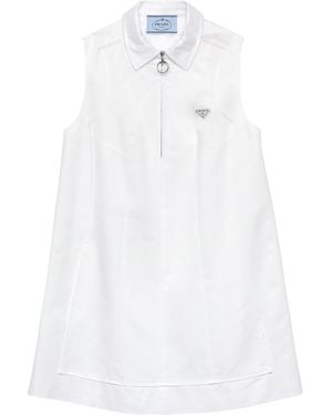 Prada Cotton Mini Dress - White