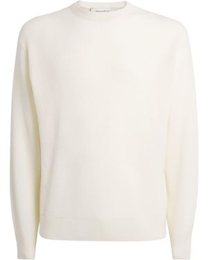 Studio Nicholson X Aaron Levine Merino-Cashmere Portland Jumper - White