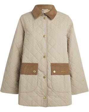 Barbour Quilted Corinne Jacket - Natural