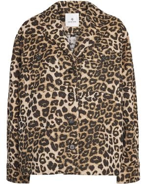 Anine Bing Cotton-Blend Flynn Jacket - Multicolour