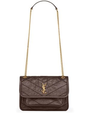 Saint Laurent Mini Niki Shoulder Bag - White