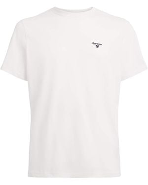 Barbour Cotton Essential Sports T-Shirt - White