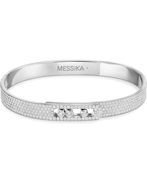 Messika Move Noa And Diamond Pavé Bangle - White