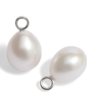 Annoushka And Baroque Pearl Earring Drops - White