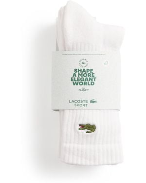 Lacoste Sport Socks - White