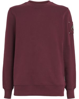 Moose Knuckles Cotton Hartsfield Sweatshirt - Purple