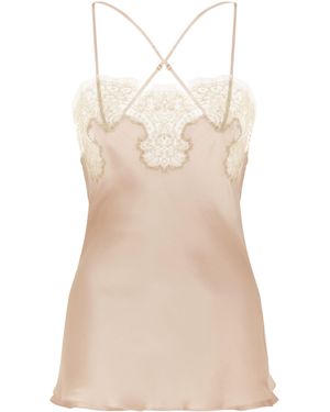 Gilda & Pearl Gina Satin Camisole - Natural
