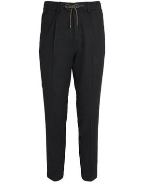 Herno Silk-Cashmere Cargo Trousers - Black
