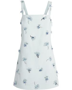Jonathan Simkhai Embellished Ella Mini Dress - Blue