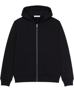 Givenchy Fleece Photographic Negative Zip-Up Hoodie - Black