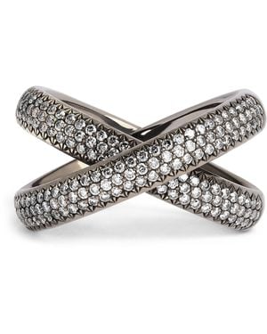 Eva Fehren And Diamond Axis Ring - Grey