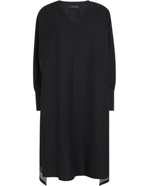 JOSEPH Cotton-Blend Dalamo Midi Dress - Black