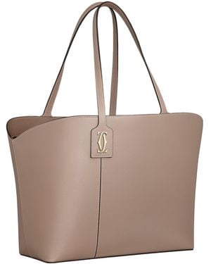 Cartier Leather C De Tote Bag - Brown