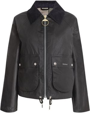Barbour Waxed Marron Jacket - Black