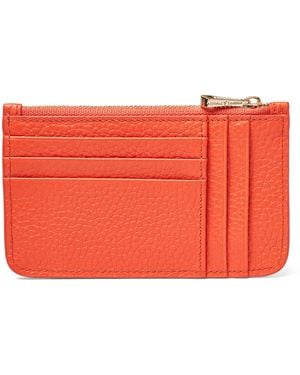 Aspinal of London Leather Ella Card Holder - Red