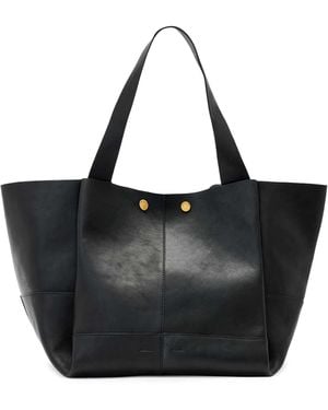 AllSaints Leather Rosalie Tote Bag - Black