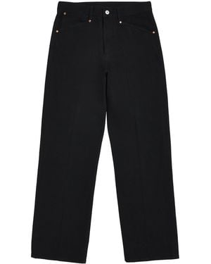 Lemaire Selvedge Straight Jeans - Black