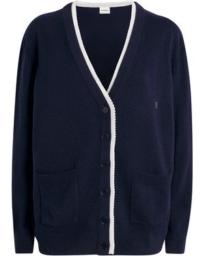 Sandro Wool-Cashmere Cardigan - Blue