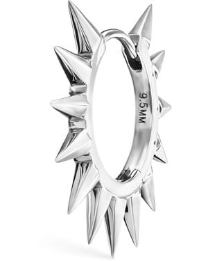 Maria Tash Metal Mohawk Hoop Earring - White