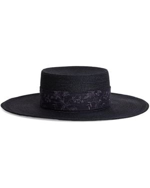 Eleventy Linen Hat - Blue