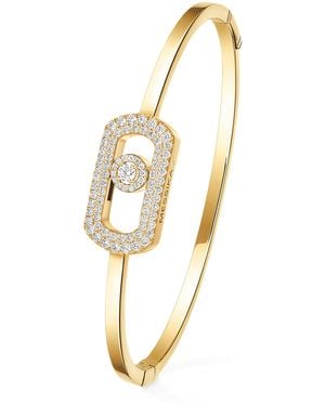 Messika And Diamond So Move Pavé Bangle - Metallic