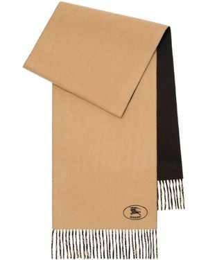 Burberry Cashmere Reversible Scarf - Natural