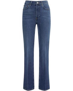 RE/DONE '70S High-Rise Bootcut Jeans - Blue
