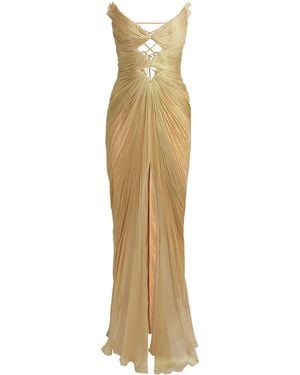 Maria Lucia Hohan Carmen Gown - Metallic