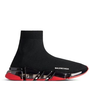 Balenciaga Clear Sole Speed 2.0 Trainers - Black