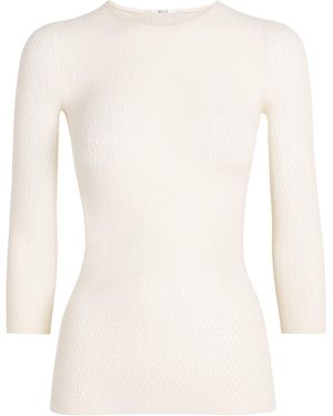 Wolford Net Daisy Top - White