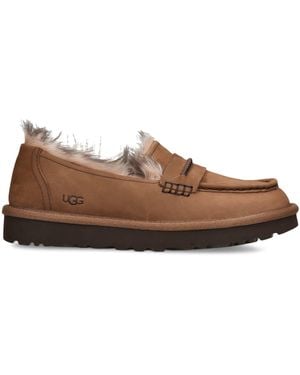 UGG Nubuck Ellis Loafers - Brown