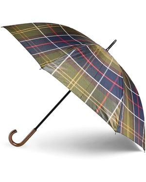 Barbour Tartan Walker Umbrella - Blue