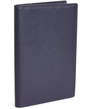 Ettinger Leather Capra Passport Case - Blue