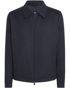 Corneliani Cashmere Collar Jacket - Blue