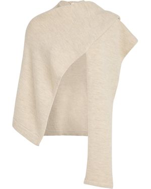 Lauren Manoogian Wool-Alpaca Shawl - White