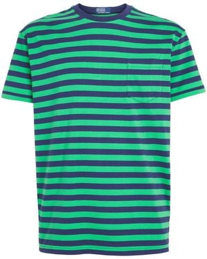 Polo Ralph Lauren Cotton Stripe Classic Fit T-Shirt - Green