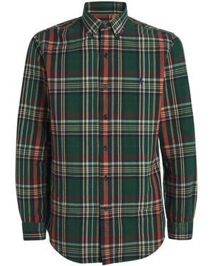Polo Ralph Lauren Cotton Plaid Custom Fit Oxford Shirt - Green