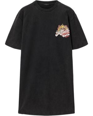 AllSaints Organic Cotton Roque Mini Dress - Black