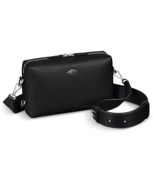 Cartier Leather Losange Cross-Body Bag - Black