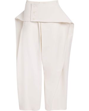 Issey Miyake Grainy Pants Tailored Pants - White