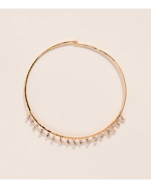 Suzanne Kalan And Diamond Classic Fireworks Thin Cascade Choker - Natural