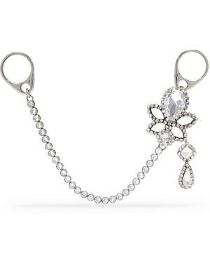 McQueen Embellished Chandelier Charm - Metallic